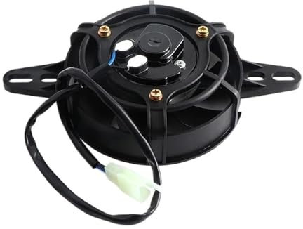 Motocross Ventola di Raffreddamento Radiatore Olio Compatibile con Ventola del Radiatore Motore 200cc 250cc 12V Compatibile con ATV Quad Go Kart Buggy Enduro Accessori Moto