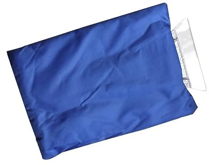 Gatuida Auto Schneeschaufel Mit Handschuh Robuster Eiskratzer Für Windschutzscheibe Effektiver Schneeräumer Für Pkw SUV Und Truck Praktisches Winterzubehör Blau