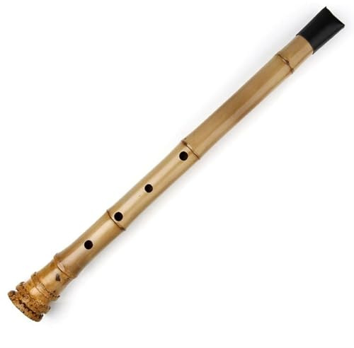 Bambus D-Taste Bambus Shakuhachi 5 Löcher Holz Musikinstrumente Flöte Mit Shakuhachi Schutzhülle Holzblasinstrument