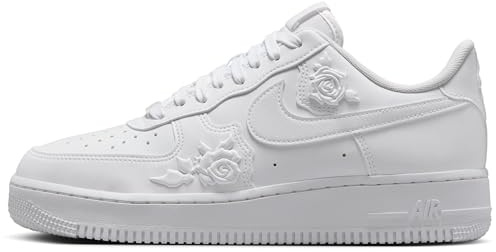 NIKE HF2016-100 AIR Force 1 '07 Men White/White-White-Black UK 4.5