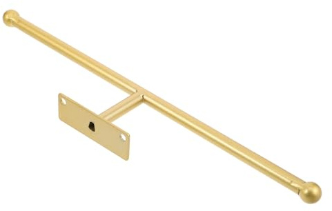 KOMBIUDA Organizzatore Porta Gioielli da Parete in Ferro Colore Oro Design Multifunzionale Salvaspazio e Forma Unica, Elegante e Semplice per Esporre Collane e Accessori