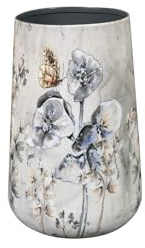 TS Collection - Vase Moonlight Meadow - 12x20 - Metall & Epoxy - Exklusive Haushaltswaren für den Innenbereich - Handgefertigt - Einzigartiger Druck - Designed by Lammie