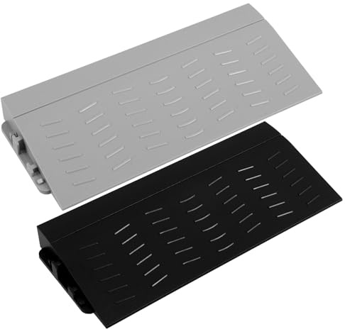 WEKADRIN Lot De 2 Rampe Seuil De Porte Pour Aspirateur Robot Tapis D’Accès Antidérapant Pour Marches Et Seuils D’Intérieur Installation Rapide 7.87 X 3.54 X 0.79In