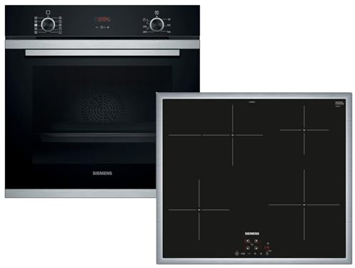 Siemens EQ212ID00Z Set Backofen HR214ABS0 + Induktionskochfeld EH64KBFB5E