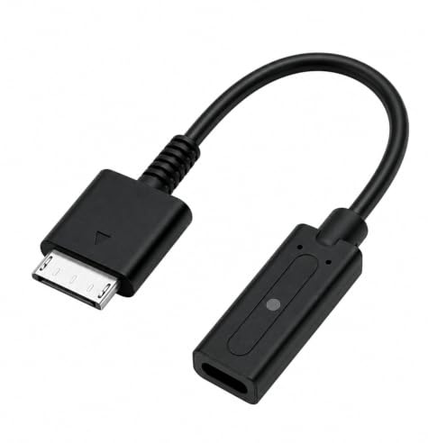Tolesum Câble de Charge Type-C pour PSP Go, Adaptateur 5V | Spécial PSP Go (PSP-N1000). Protection par puce intelligente 5V sécurisée. Charge uniquement, pas de transfert de données.