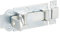 Alberts 118563 Rollen-Schlossriegel | gerade, mit flachem Griff und befestigter Schlaufe | galvanisch verzinkt, dickschichtpassiviert | Platte 180 x 80 mm
