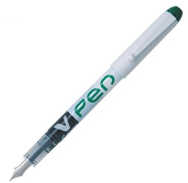 Pilot V Pen Disposable Fountain Pen - Green