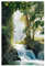 REINDERS Poster, Waterfalls - Zaragoza, Schlafzimmer, Poster, Wanddeko, Room Decor, 150 gr. glänzend Bilderdruckpapier, Grün, 91,5x61cm