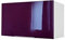 Berlioz créations Mueble Alto de Cocina con Campana extractora, 60 cm, Aluminio, Color Berenjena Brillante, 60 x 34 x 35 cm
