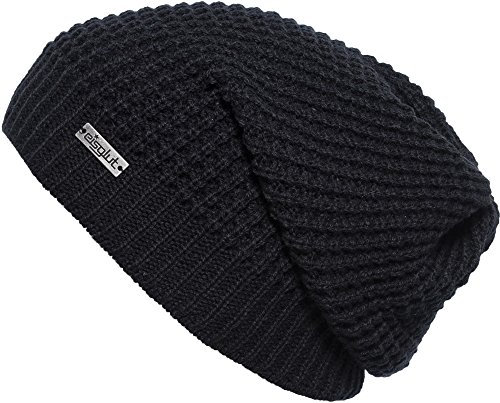 Eisglut Unisex Blaze Mütze, Schwarz, Einheitsgröße EU