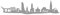 skyline4u Kiel Aufkleber Kiel Skyline viele Farben in 8 Größen und 25 Farben (15x3cm grau)