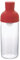 HARIO Cold Brew Tea Bottle Botella de Vidrio para té frío y Agua con Filtro Integrado, Rojo, 300 ml, 75x7.5x7.3 cm