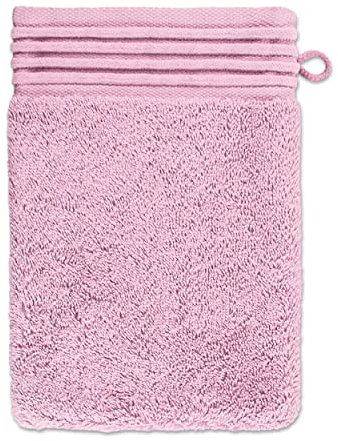 möve Loft Waschhandschuh 15 x 20 cm aus 100% Baumwolle (Spinair), rose