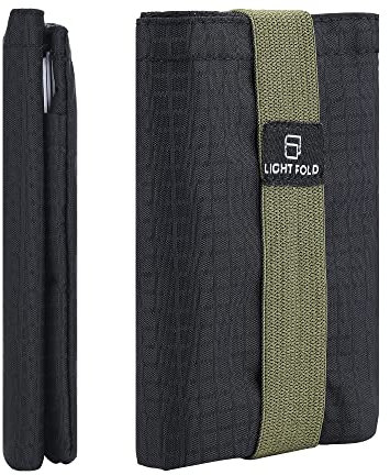 LIGHT FOLD Slim Wallet Geldbörse– Ultradünne Männerbörse mit RFID-Schutz für höchste Sicherheit– Geldbörse für die vordere Tasche mit 3 Kartenfächern und einem Geldscheinfach für einfache Organisation