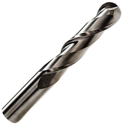 Rennie Tools - 2mm x 8mm Flute Solid Carbide Ballnose Spiral Flute Up Cut Router Bit for PVC, Acylic, Wood and Hard Woods