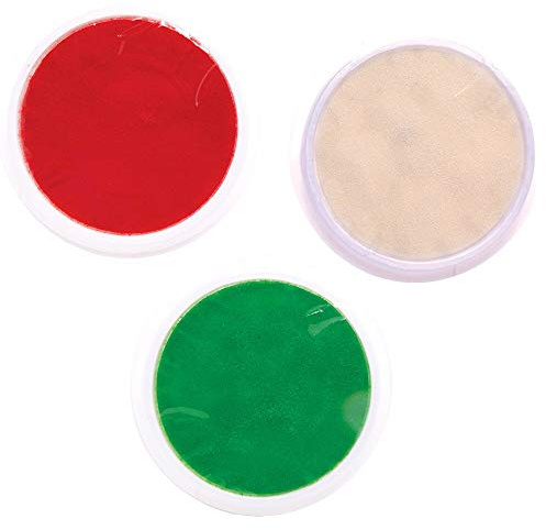 Baker Ross Large Paint Pads Finger-Paint Ink Pad (Pack of 3)