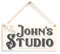 Personalised Studio Sign - Unique Vintage Look Art, Music and Design Studio Gift Plaque