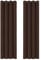 Deconovo Cortinas Opacas 2 Piezas para Dormitorio Salón Modernas, Aislantes Térmicas y Reducción de Ruido, EcolóGicas Certificadas,140 x 245 cm - Chocolate