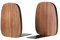 muso wood Serre-Livres décoratifs pour étagères, Serre-Livres décoratifs pour Livres/DVD/mouvements - 14 x 12 x 10,8 cm - Noyer