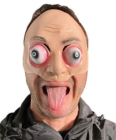 Johnnies - Demi-masque en caoutchouc pour les yeux des insectes - Taille unique