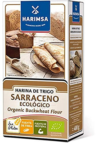 Harimsa Harina Trigo Sarraceno Ecológico, Original, 400 Gramos
