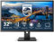 Philips 325B1L - 32 Zoll QHD Monitor, höhenverstellbar (2560x1440, 75 Hz, HDMI, DisplayPort, USB Hub) schwarz
