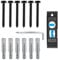 Mounting Dream Lag Bolt Kit for Mounting TV Wall Bracket TV Wall Mount into Wood or Concrete Wall, Fischer Wall Plug Included, High Strength M8 Lag Bolt MD5753-02