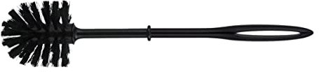 WENKO Ersatzbürste Toilettenbürste WC-Bürste für die Bad-Serie Standard Schwarz 8 x 37 x 8 cm
