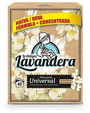 Pack. 4 uds. La Antigua Lavandera Detergente Automático Polvo 40 Cacitos