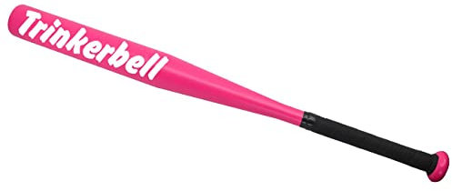 Spaß Kostet PINK Baseballschläger TRINKERBELL Aluminium 65 cm lang ideal zum Baseball Spielen