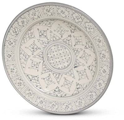 Piatto marocchino Grigio Zerbia Ø 25cm