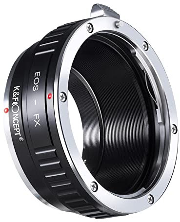 Minadax Hochpräzisions-Objektivadapter EOS-FX kompatibel für Canon EF Objektiv auf Fuji X Mount Kamera
