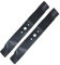 Spares2go Blade compatible with Mountfield SP454 SP184 SP474 HP454 Lawnmower (Pack of 2, 44cm)