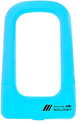 Candado Bicicleta U Antirrobo - Alta Seguridad con 3 Llaves Grillete Aleación 14 mm Ultraligero para Bici, Moto y Patinete Eléctrico (Azul)