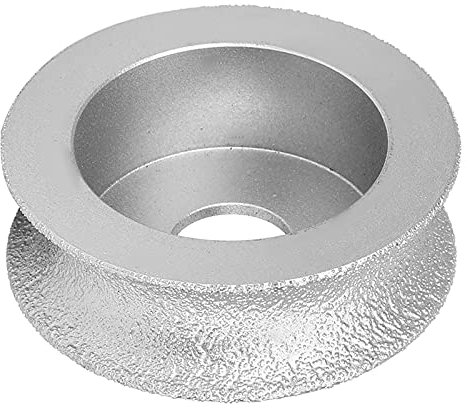 CruSio 7,3 cm Gelötete Diamant-Schleifscheibe, Schleifwerkzeug, Konkave Schleifscheibe Für Stein, Keramik, Marmor, Granit, Glas (Konkave Schleifscheibe 4,0)/Konkave Schleifscheibe 3,5