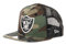 New era Las Vegas Raiders NFL Woodland Camo 9Fifty Original Fit Snapback Trucker Cap - One-Size