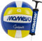 Momevo Sundowner Offizieller Beachvolleyball mit Ballpumpe, langlebig, offizielle Größe 5, handgenäht, weiche Oberfläche - für Outdoor Sandsport Strandsport Geschenk