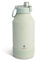Manna Edelstahl-Flasche mit Push-Open-Verriegelungsdeckel und Trinktülle, 1,8 l, mintfarbene Pulverbeschichtung