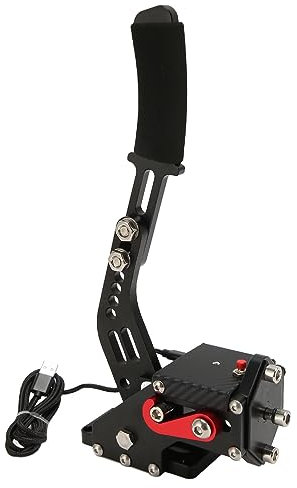 USB 64 Bit 2-in-1-Handbremse für Sim Racing, kompatibel mit ONE, Sim-Handbremse, Serie S/X und PC, ideal für Logitech G920 Wheel Enhanced Gaming Control (Black)