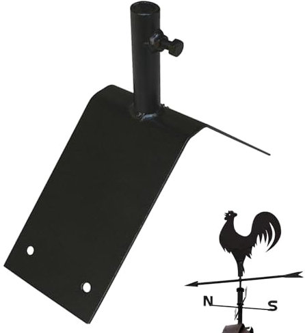 Chaies Support de Toit pour girouette, Support de Toit en métal pour girouette - Support de girouette résistant aux intempéries | Support métallique Robuste pour Montage de girouette, pour indicateur