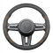 Auto Lenkradbezug, für Audi Q2 2016-2024/Audi Q3 2012-2024 Anti Rutsch Lenkradabdeckung Lenkradschoner, Auto lenkradschutz Zubehör,A-O 38cm