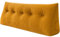 chilly pilley® Stützkissen Cord Rückenkissen Lesekissen Bettkissen Wandkissen Keilkissen Bettstützkissen viele Farben, 140x50x20 (Honig)