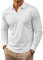 Long Sleeve Polo Shirts for Men Moisture Wicking Outdoor Workwear Office Casual Collared Shirts Fall (UK, Alpha, M, Regular, Regular, #016)