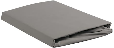 Ambiante Baumwolle - Spannbettlaken für Topper - 140x200 - Grau