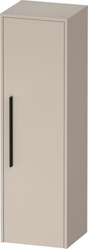 Duravit D-Code Halbhochschrank, 1 Tür mit Anschlag rechts, 400x360x1320mm, mit Griff, DC1338RBD910000, Farbe: Taupe matt