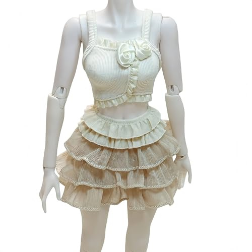 QGYDYH 1/4 BJD Puppenkleider-Set Ball Jointed Doll Fashion Handmade Pretty Fashion Clothes for 40.6-45.7 cm BJD Dolls (K)
