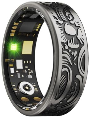 Bague intelligente légère en titane, étanche IP68, batterie longue durée 20 mAh, charge en 2 heures, suivi du rythme cardiaque et du sommeil toute la journée, contrôle à distance de l'appareil photo f