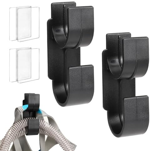 CPAP Schlauchhalter, 2 Stück CPAP-Schlauch-Organizer Maskenhaken Kein Verheddern CPAP-Schlauchheber Stirnband Haken für Schlauchunterstützung