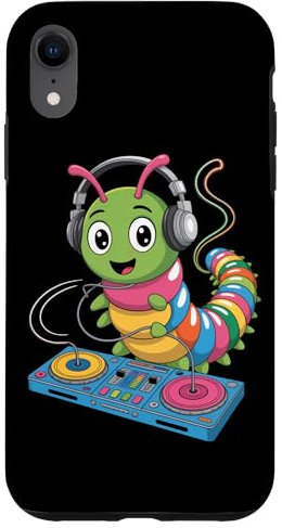 Insetto Con Cuffie E Consolle Dj Custodia per iPhone XR