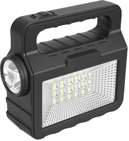 Qcwwy Générateur Solaire Portable, Kit D'éclairage de Camping de Centrale électrique de Panneau Solaire Multifonctionnel adapté aux Aventures en Plein Air, Pique-niques, Camping,